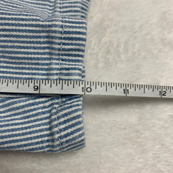 Seven7 blue/white striped shorts size 14 - Picture 9 of 10